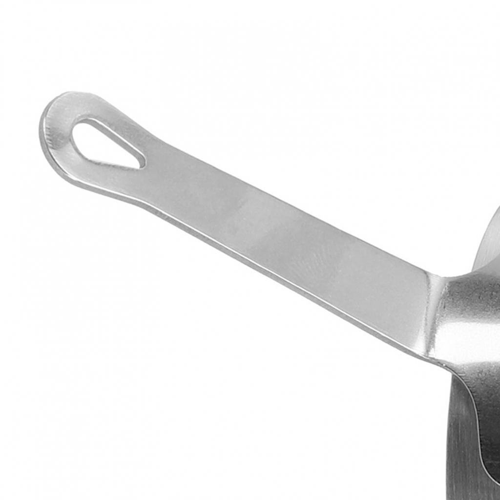 1pc Stainless Steel Milk Pot Mini Sauce Pan Non-Stick Small Saucepan 60/80/100ML