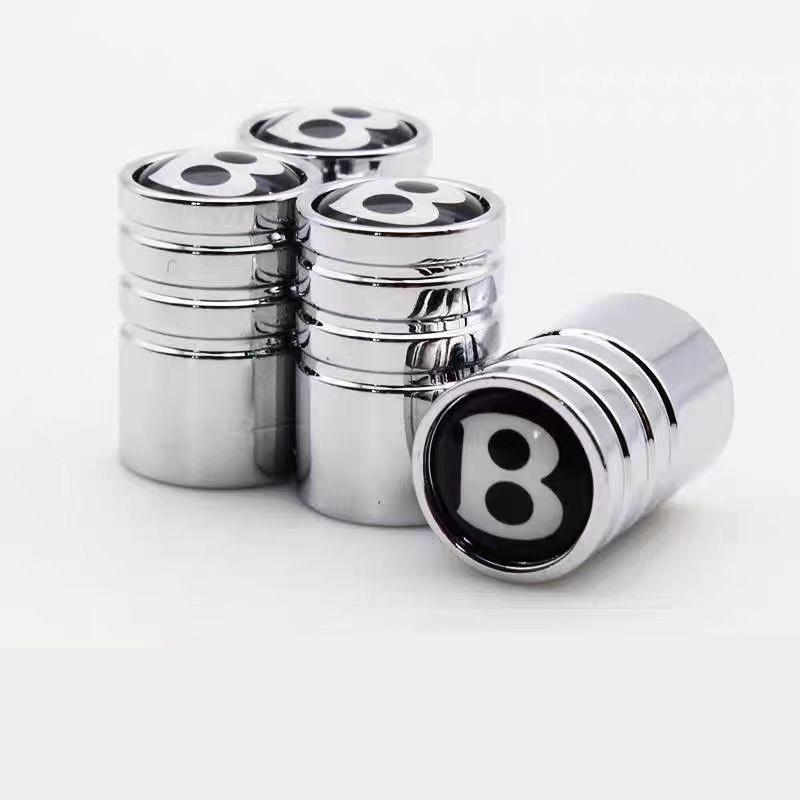 Car Exterior Valve Caps Stem Covers For Bentley Flying Spur 2009-2017 Car Accessories