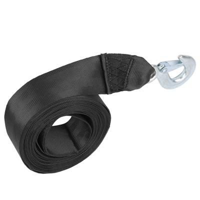 6M Polyester Trailer Belt Boat Trailer Accessories Trailer Winch High Strength Heavy Hook Marine