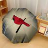 St. Louis Cardinals Print Auto 8?Ribs Folding Umbrella Wind Resistant Lightweight Automatic Umbrella For Daily Travel