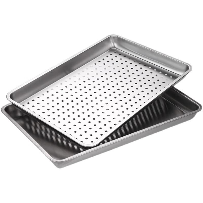 304 Stainless Steel Perforated Steaming Tray