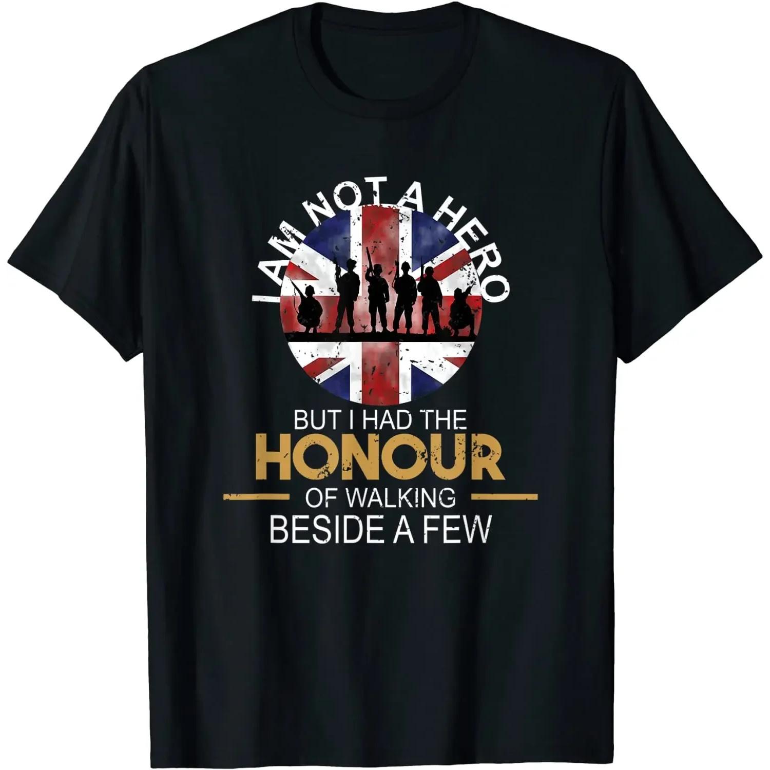 

Retired British Army Veteran T-Shirt 100% Cotton O-Neck Summer Short Sleeve Casual Mens T-shirt Size S-3XL S чёрный