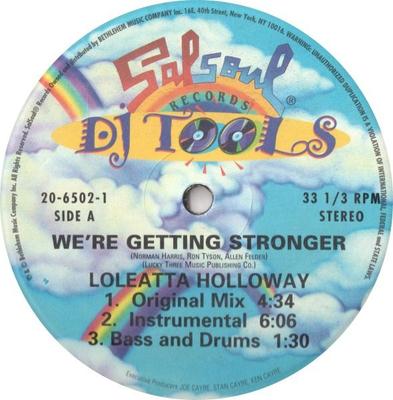 Płyta 12-calowa LOLEATTA HOLLOWAY - Stajemy się silniejsi (Narzędzia DJ-skie) 2065021 Salsoul Records 2001 US Soul/Funk Używany