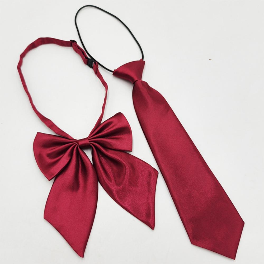 

Elegant Ribbon Bow Tie Vintage Suit Shirt Collar Flowers Chic Bowknot Necktie Collar Accessory Style 1