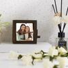 8/16 Photos DIY Wooden Rotating Picture Album Luminous Wooden Animated Photo Album  Wedding