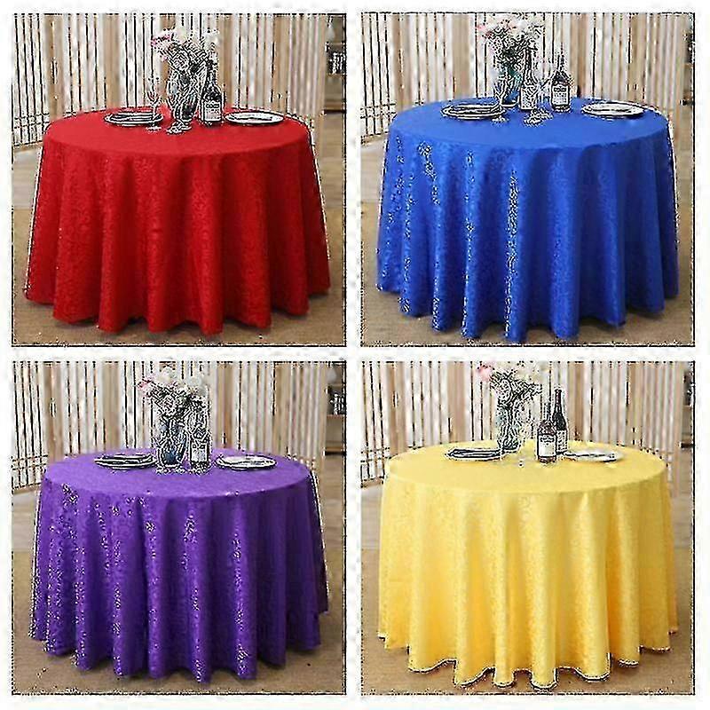 Polyester Washable Tear Resistant No Fading Round Tablecloth for European Kitchens 2025