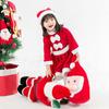 Lalapala Santa Cosplay Christmas Santa Claus Cute and Warm Kids Costume for Girls and Includes Hat and Perfect for Cultural School Stage and Christmas