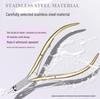 Professional Stainless Steel Cuticle Nipper D501 - Dead Skin and Hangnail Remover for Manicure and Nail Repair