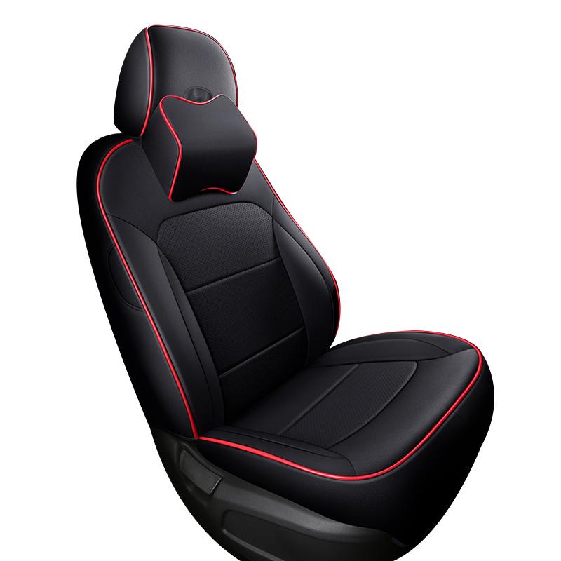 OMN Custom Full-Cover Sports Leather Seat Cover for Modern Elantra - All Seasons