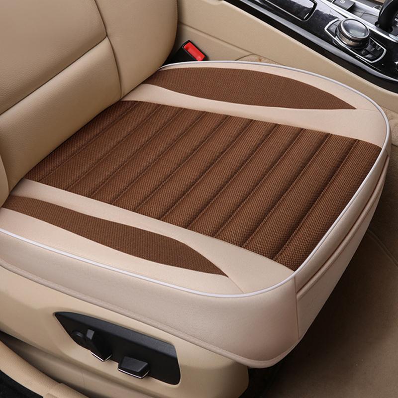 

Роскошный чехол для автомобильного сиденья, универсальная дышащая нескользящая подушка для переднего и заднего сиденья автомобиля, на все времена года