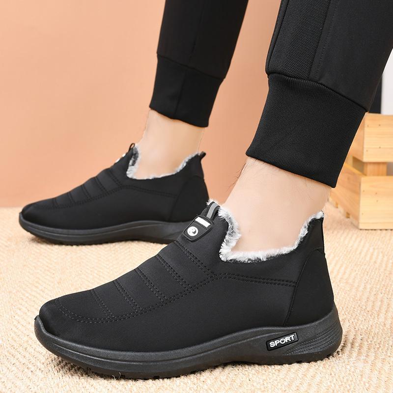 Sneakers da uomo Outdoor Peluche Calde Scarpe invernali impermeabili di alta qualità antiscivolo Stivaletti da trekking Stivali invernali da uomo lavoro