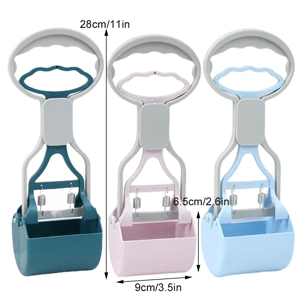Long Handled Dog Poop Scooper Effortless Grip For Pet Waste Cleanup Dog Manure Shovel Dog Claw Clamp