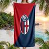 Bologna FC Druck Schnelltrocknendes Strandtuch Mikrofaser Saugfähig Tragbares Reise-Badetuch