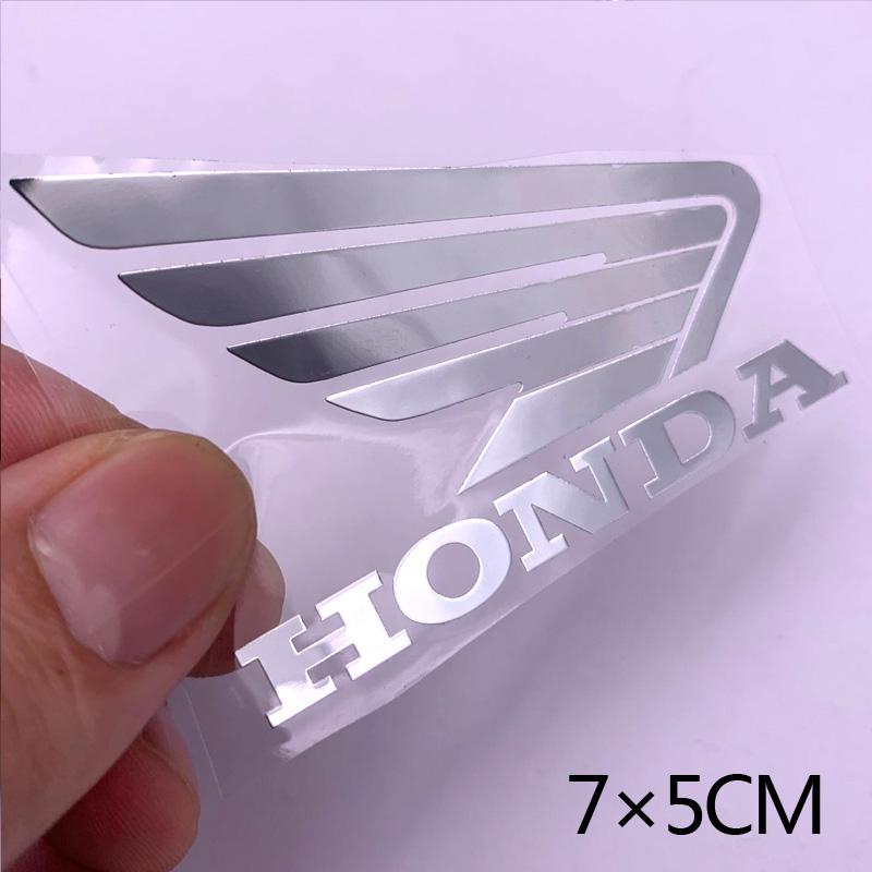 Metal Honda Sticker Logo Motorcycle Helmet Wing Emblem Decal