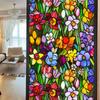 3D Laser Recyclable Window Privacy Film No-glue Window Film Decorative Protection Static Cling Stained Glass Home Sticker