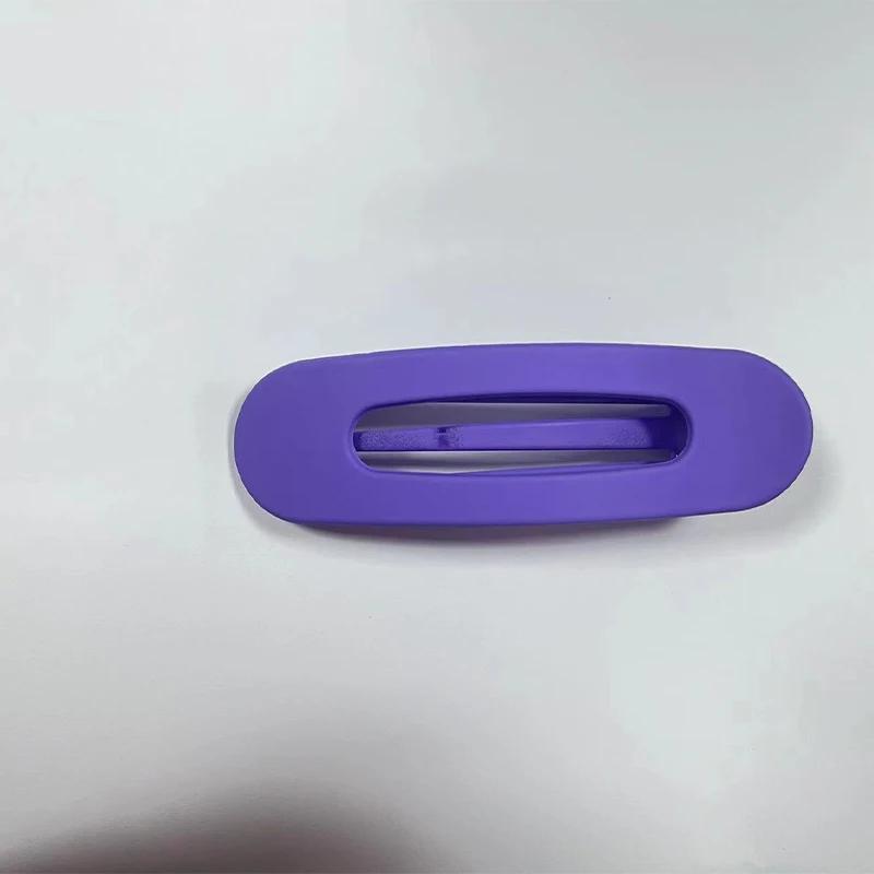 Korean Large BB Clip Simple Solid Color Seamless Hair Clip for Women Fashion Duckbill Clip Hairpin Girl Hair Accessories