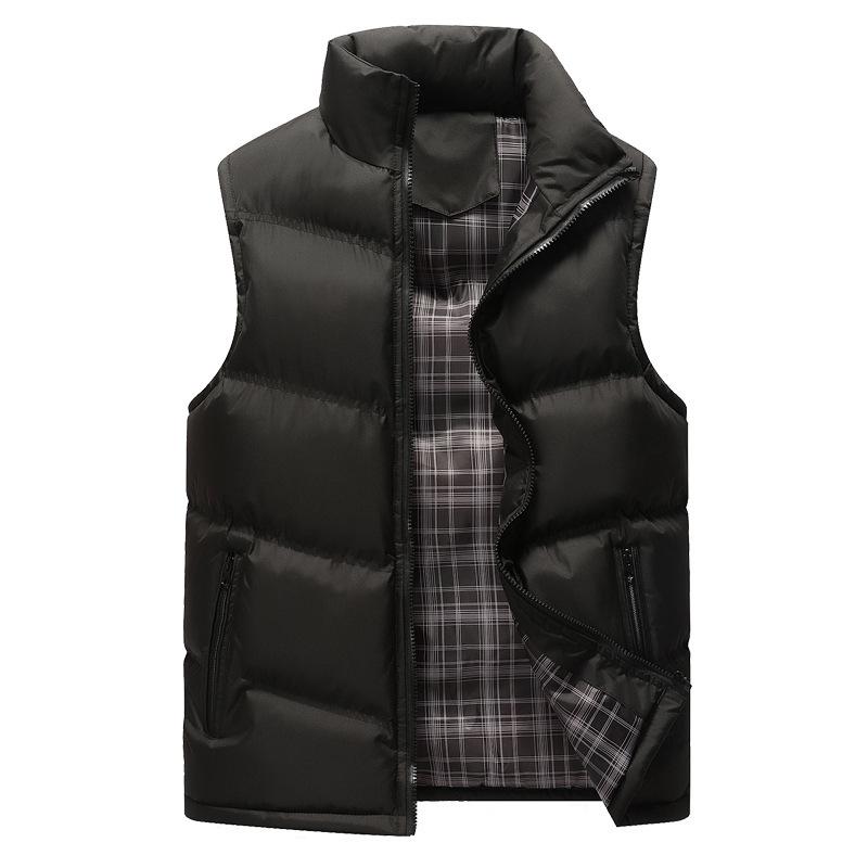 

Осенне-зимний хлопковый жилет корейской версии Tide Youth Vest Warm Down Cotton Top Men s Vest 4XL