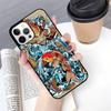 Koi Carp Fish Japanese Skull Tattoo Phone Case Cover for iPhone 17 Air 16 16e 15 12 11 13 14 Pro Max Apple Plus
