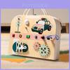Led Busy Board For Kids Wooden Educational Toy With Switch For Toddler Development