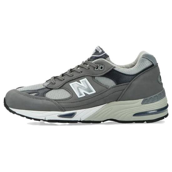 New Balance 991 Made In England Castlerock Navy Unisex Sneakers Grey White M991GNS