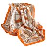 71 meters white chain cotton and linen small square scarf silk scarf women's spring and autumn winter scarf scarf high-end scarf