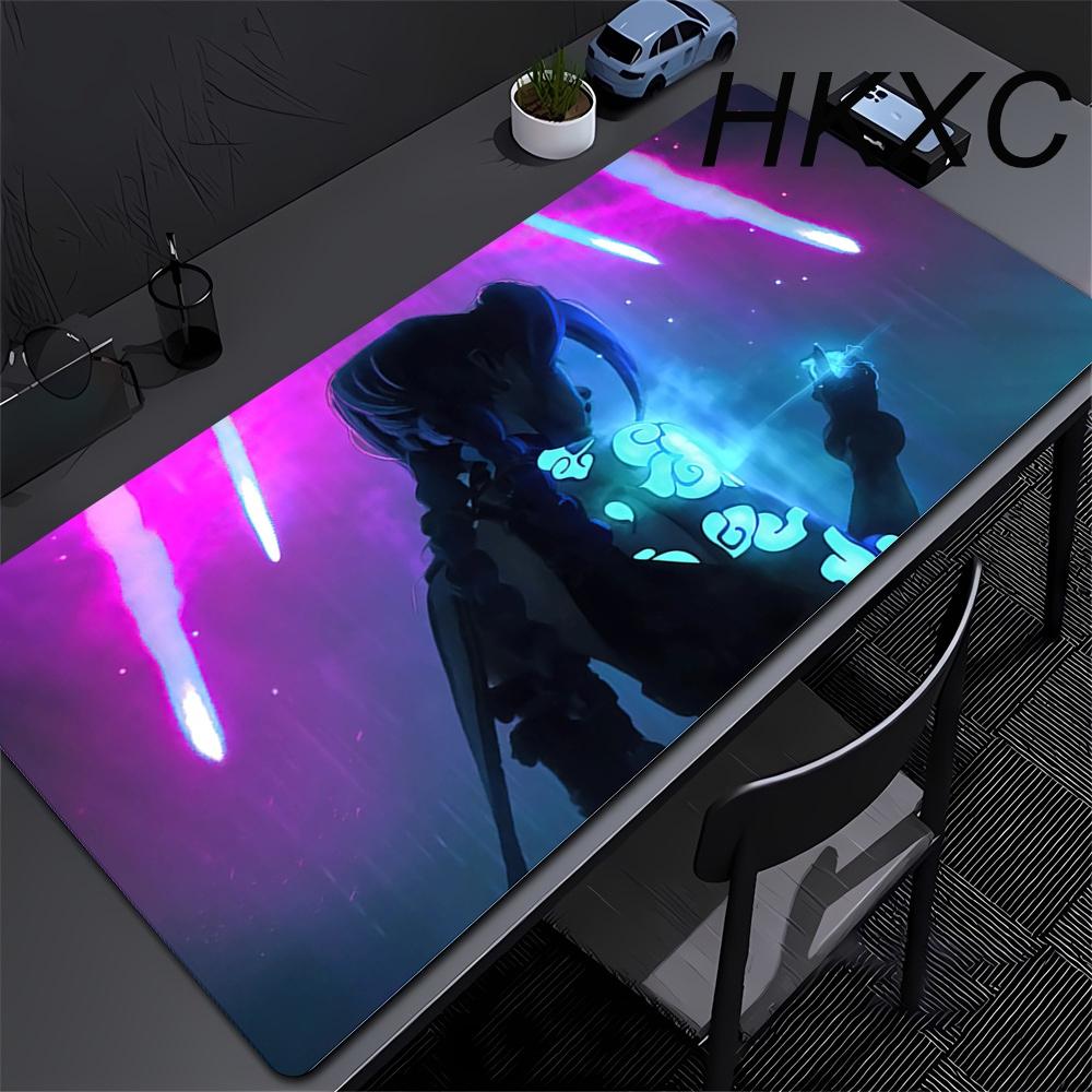 Mouse Pad Gamer Arcane Desk Mat Large Mousepad Gamer Accessories PC Computer Keyboard Deskmat League of Legends Jinx Rubber Mat