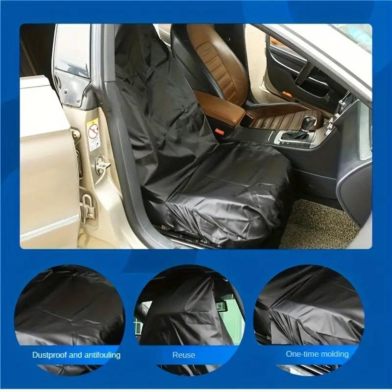 1Pc Universal Black Car Seat Protector Waterproof Antifouling Steering Wheel Cover For Auto Dogs Trunk Boot Mat Dog Supplies