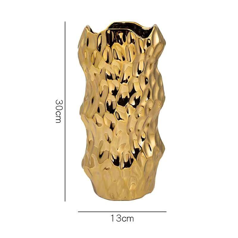 Vase Keramikkvase Europeisk Klassisk Vase Hjem Hotell Blomsterarrangement Mote Ornament Vase