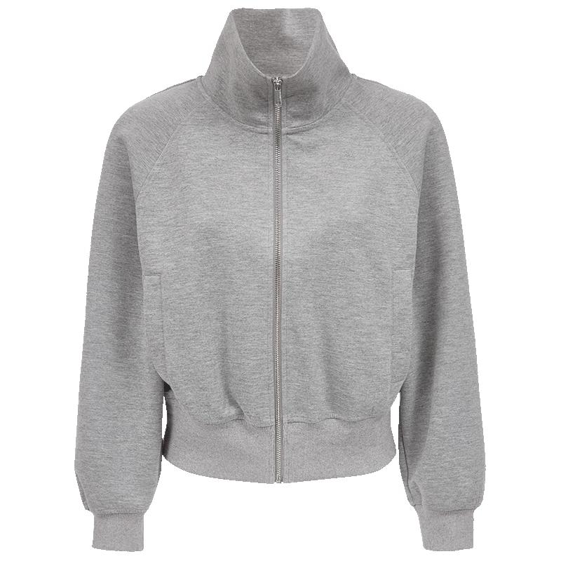 VEROMODA Women's 2025 Autumn Cotton Blend Stand Collar Sweatshirt