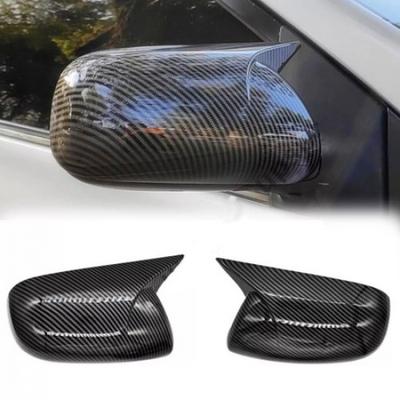 1Pair Carbon Fiber Car Rearview Mirror Cap Cover Trim For Toyota Corolla 2007-13