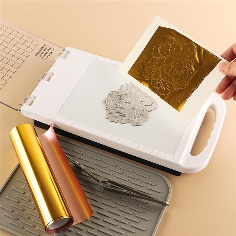 

ABFS Hot Stamping Foil Film Transfer Foil Press Card Making Foil Press DIY Scrapbooking Machine Leather Foil Press EU Plug