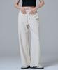 MALOUPE 2302 Knit Corduroy Elastic Pants (Cream)