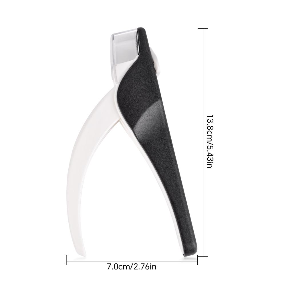 False Nail Tip Clipper Blade Anti-splash U-Shaped False Nail Scissors Cutter False Tips Edge Cutter Manicure Tools for Hand Care