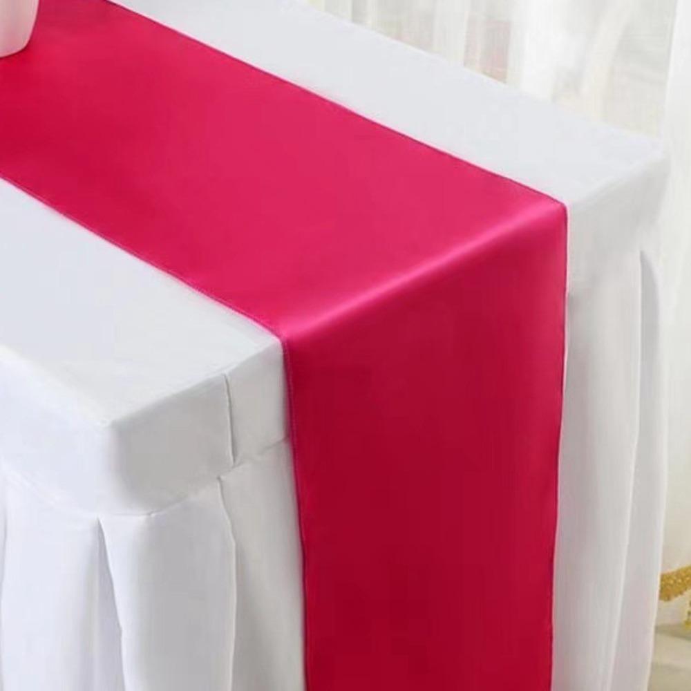 3PCS Elegant Satin Table Runner Classical Coffee Table Runner Decorative Tablecloth  Graduations