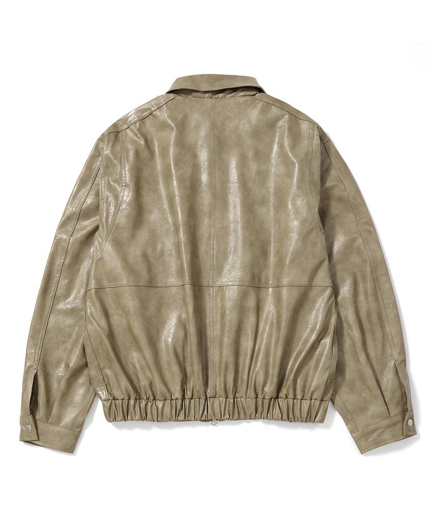 Kulte Wild Synthetic Bomber Jacket_Beige