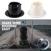 Professional Marine Cable Boot Boats Transom & Motor Well Rigging Boot with Cable Tie Universal Fit Waterproof Silicone