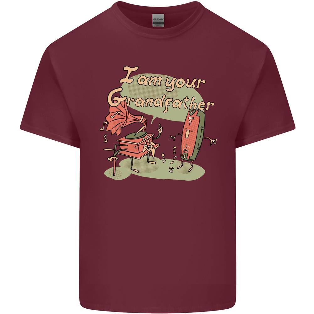 Music I am Your Grandfather DJ Stream Vinyl Unisexs Cotton TShirt Tee Top S