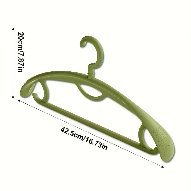 10Pcs Non Slip Thickened Clothes Hanger for Home Use, Seamless Clothes Rack, Wide Shoulder Clothes Hanger