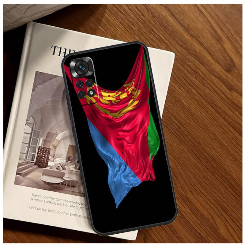 Eritrea Flag Case For Xiaomi Redmi Note 14 13 9 10 11 12 15 Pro Plus Cover For Redmi 15 C 13C 12C 10C 14C