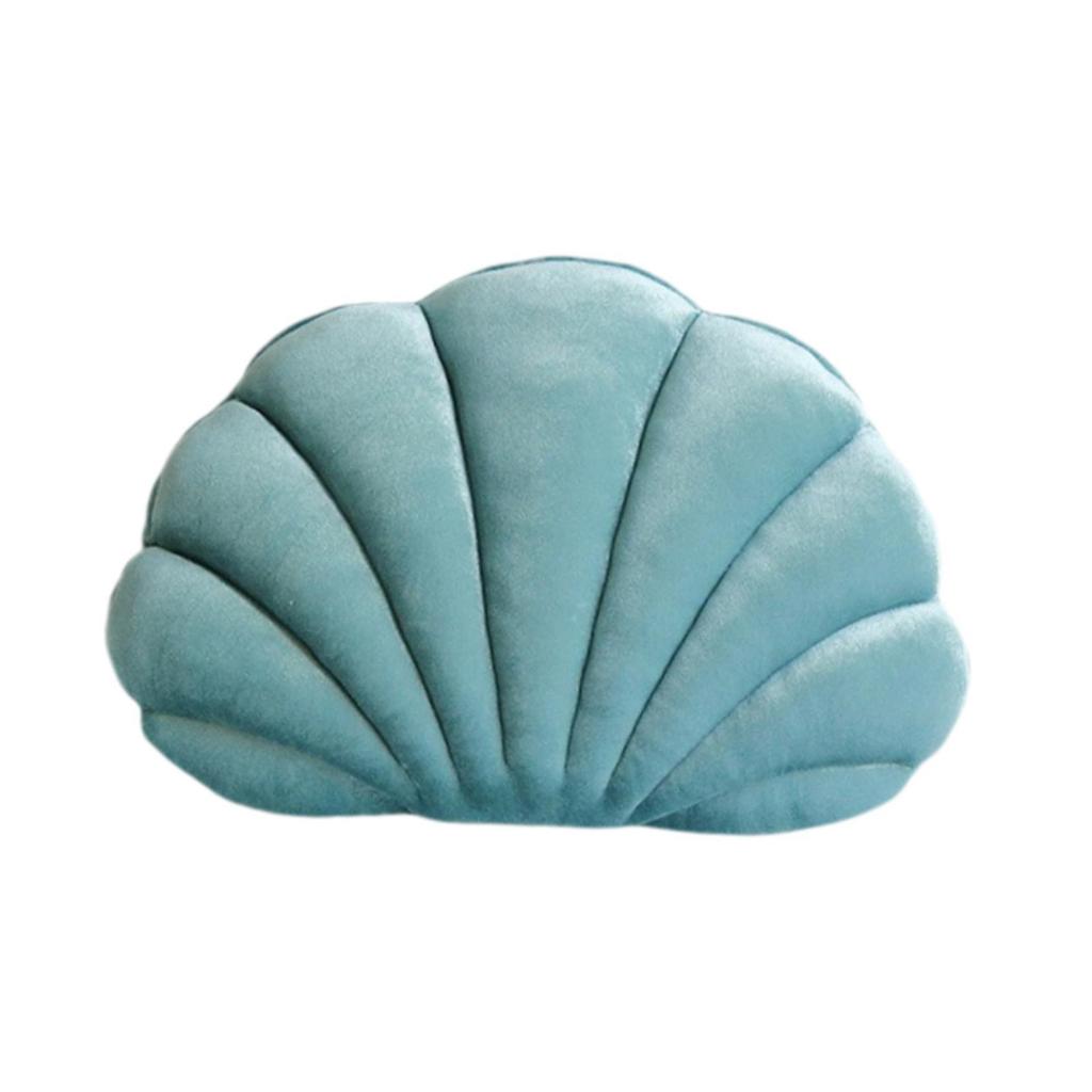 Soft Velvet Seashell Throw Pillow Chair Cushion Car Interior Decoration