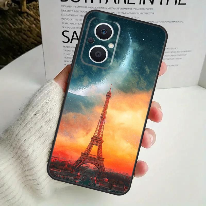 Paris Eiffel Tower France Case For OPPO Reno 13F 14F 12F 10 11 12 13 14 Pro 8T 7 8 Lite OPPO Find X6 X5 X8 X9 Pro Cover