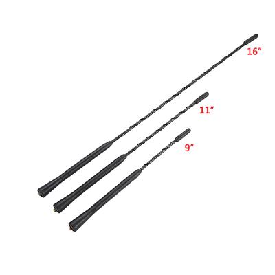 9"/11"/16" Screw-in AM/FM Roof Antenna Whip Mast Car Aerials