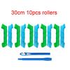 12/18/10pcs Hair Curler Rollers Women Spiral Curls Heatless with 2 pcs Hooks DIY Not-Waveform Shape Rollers Spiral Round Curls