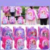 Mochila Sofia Elsa Miracle Nikki com Alças Ajustáveis para Meninas Viagem**