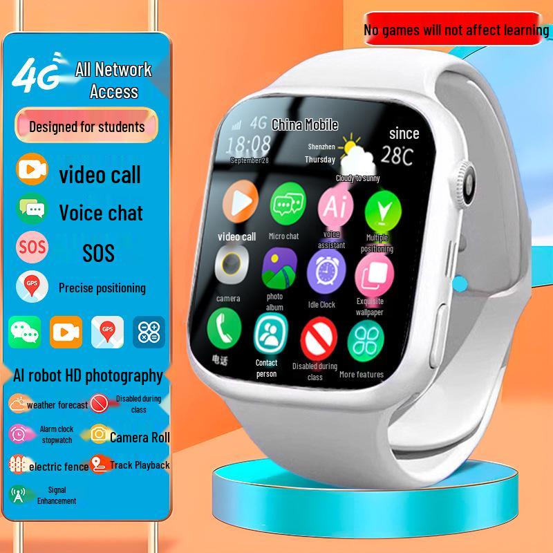 2025 Huaqiangbei S10 Top Configuration Smartwatch: Card-Enabled Smartphone Capability