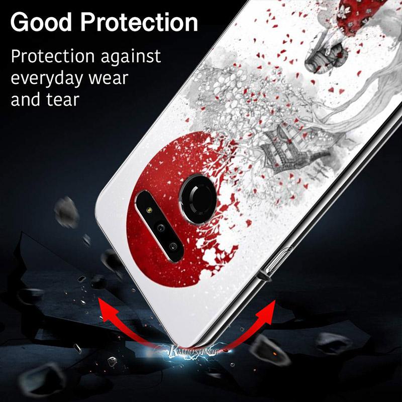 Japanese Red Sun Anime For LG V60 V50S V50 G8X G8S G8 G7 ThinQ 5G K61 K51S K41S K30 K20 Q60 Q9 Soft Phone Case