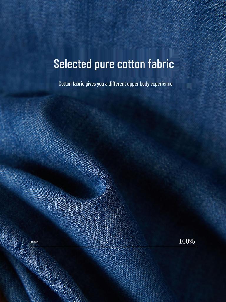 Women's Winter 2026 Retro Washed Denim Shirt Jacket - Loose Fit, Casual Hong Kong Style Outerwear