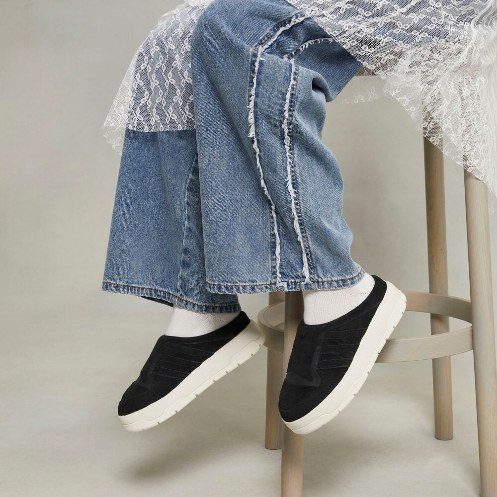 Adidas RIVALRY MULE Core Black Sneakers ORIGINALS Unisex IF4651 Core Black / Core Black / Off White