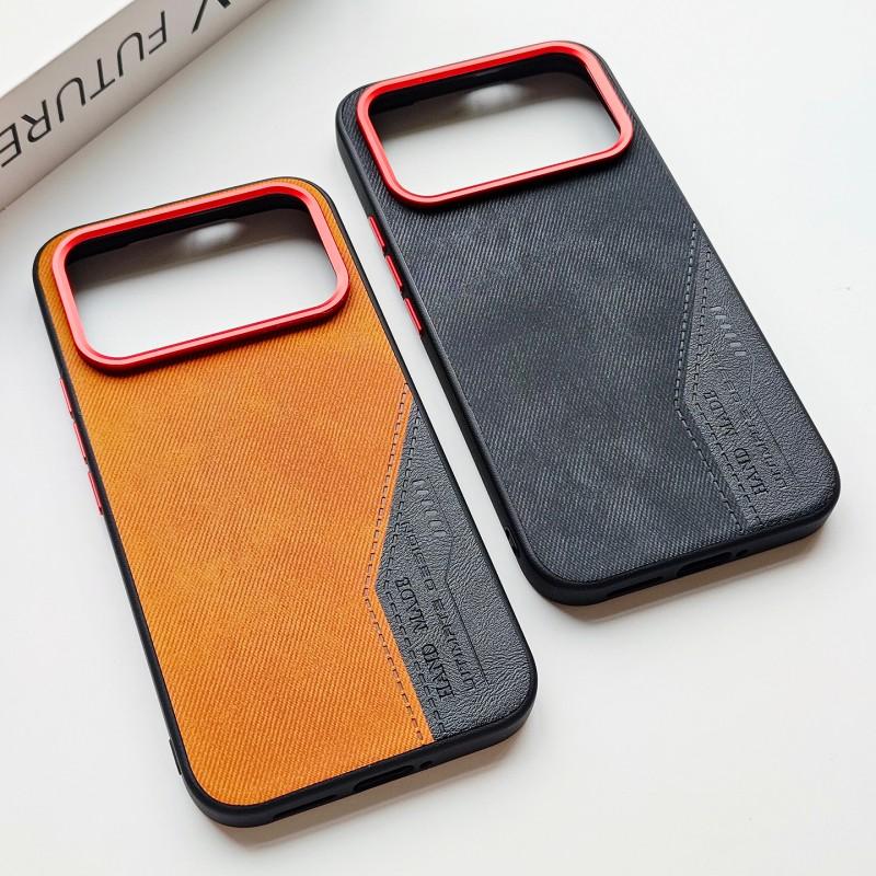 For Huawei Mate 80, 80 Pro, 80 Pro Max Phone Case, Denim Style, Leather Texture Design, Two-tone Stitching