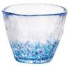Aderia Tsugaru Glass Free Made In Gift Highball Stylish Gift for Housewarming Wedding Small Retirement Birthday F71869 "Hydrangea" Glass, 175ml,